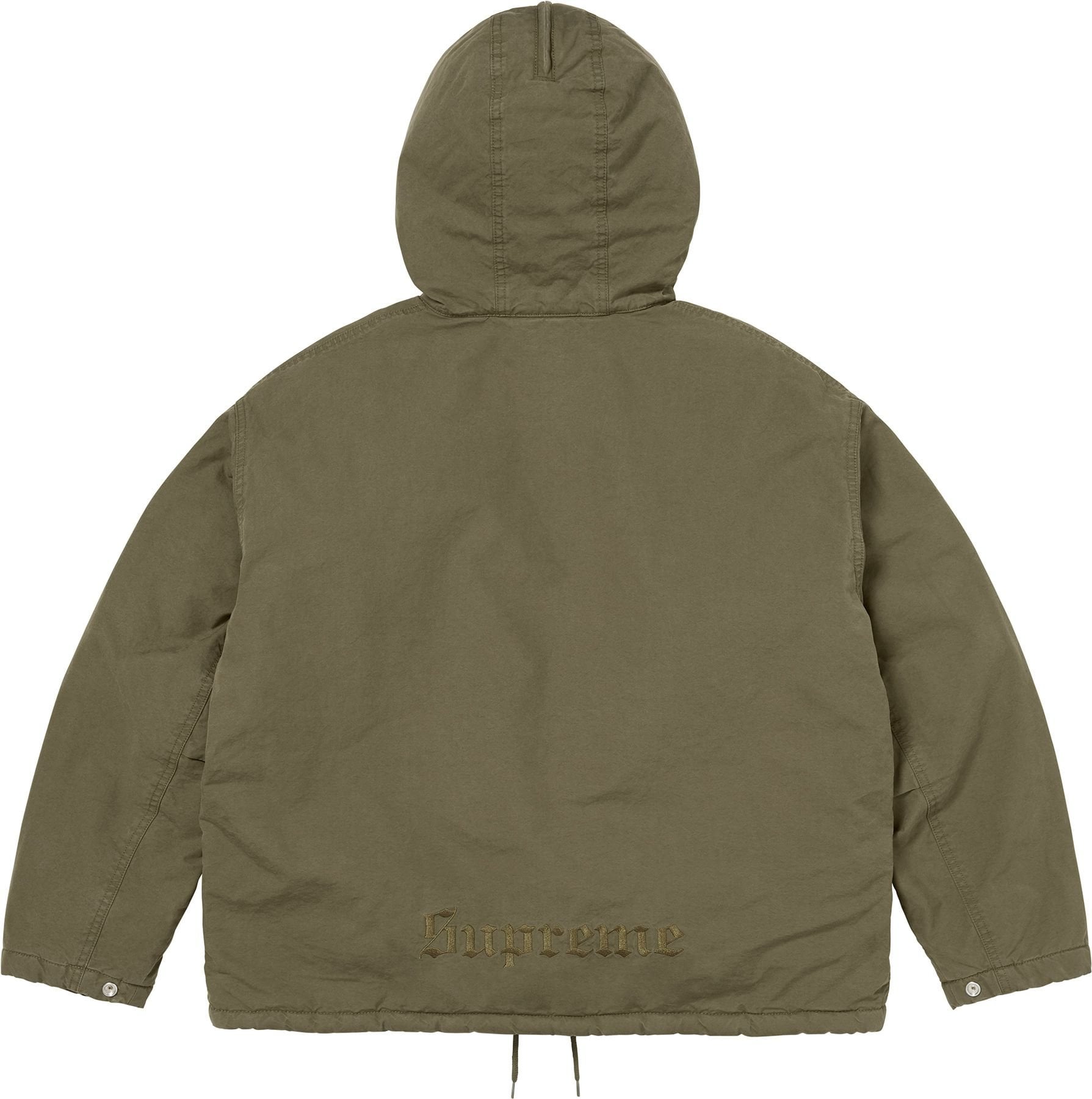 Fur Lined Hooded Field Jacket view 3